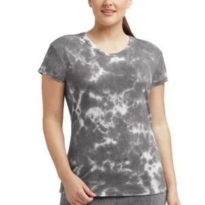 NEW Member's Mark Gray Luxe Tie Dye Tee
